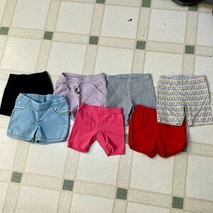 LOT OF TODDLER GIRL SHORTS 3T/4t